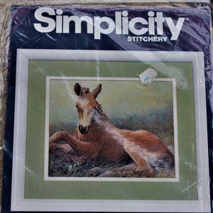 Simplicity Stichery Kit "Just Resting" Horse